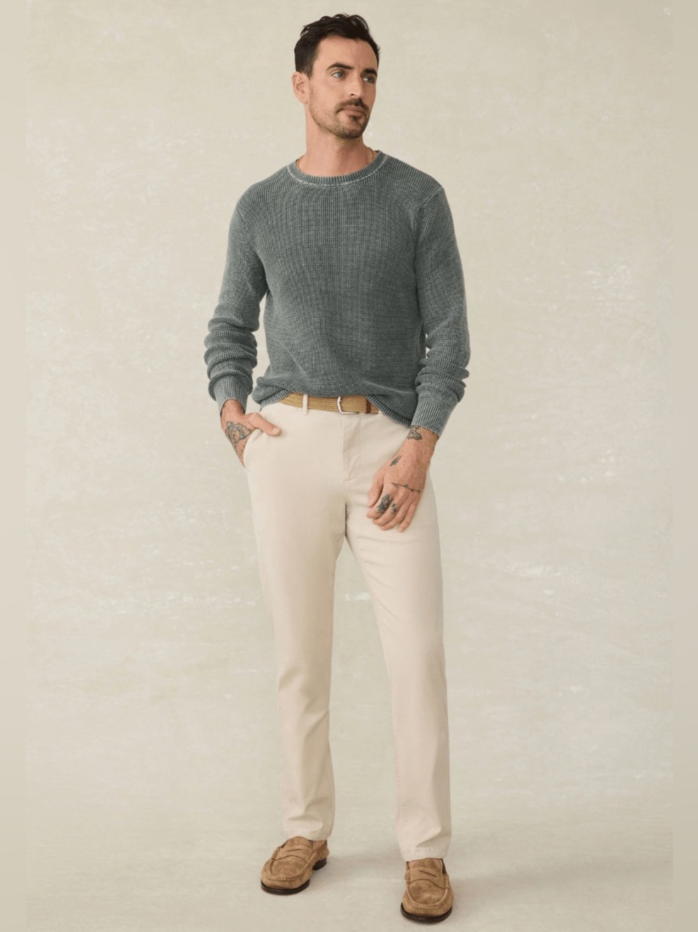 Faherty Coastline Stretch Chino Pant Stone Men’s 30 x 30